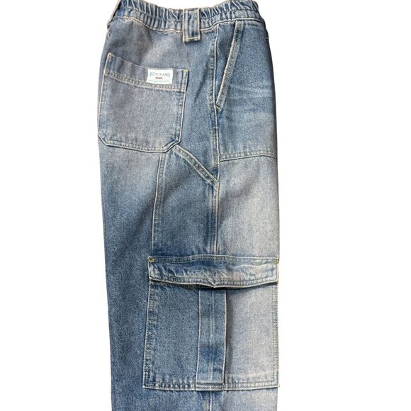 NEW BDG Urban Outfitters Denim Skate Jeans W27 L32 Womens Blue Carpenter Cargo - Picture 3 of 13